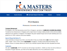 Tablet Screenshot of pcamasters.com